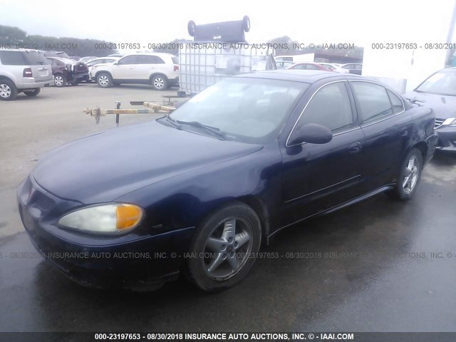 1G2NF52E54M587938 - 2004 PONTIAC GRAND AM SE1 BLUE photo 2