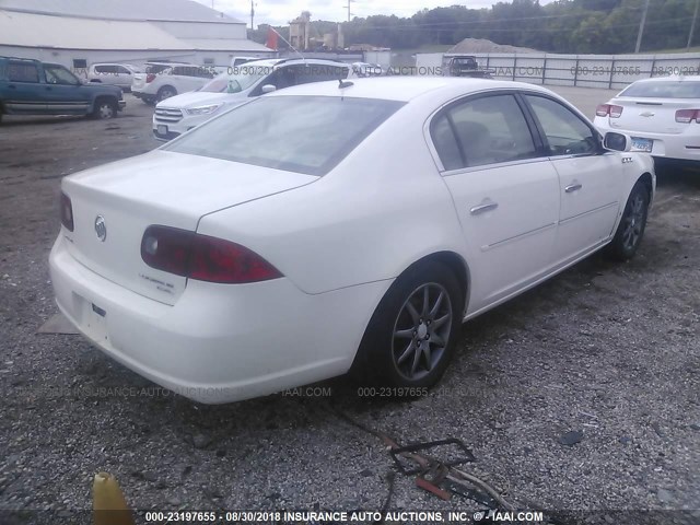 1G4HD57276U203265 - 2006 BUICK LUCERNE CXL WHITE photo 4