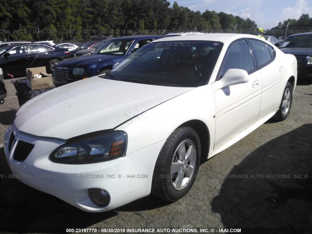 2G2WP552481128078 - 2008 PONTIAC GRAND PRIX WHITE photo 2