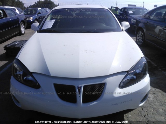 2G2WP552481128078 - 2008 PONTIAC GRAND PRIX WHITE photo 6
