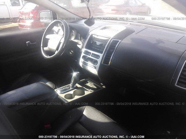 2FMDK49C87BA54957 - 2007 FORD EDGE SEL PLUS SILVER photo 5