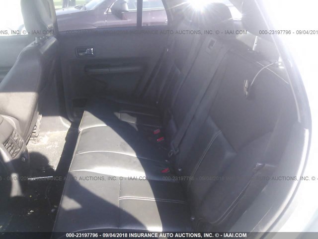 2FMDK49C87BA54957 - 2007 FORD EDGE SEL PLUS SILVER photo 8