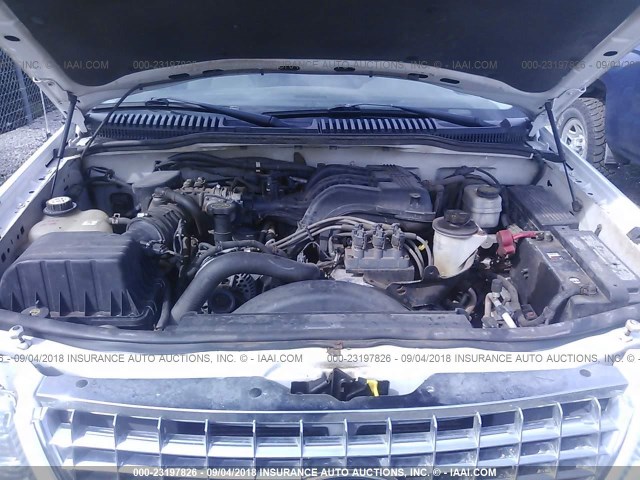 1FMZU73K35ZA75596 - 2005 FORD EXPLORER XLT/XLT SPORT/NBX 白色 照片 10