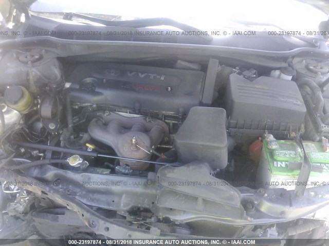 4T1BE46K67U189665 - 2007 TOYOTA CAMRY NEW GENERAT CE/LE/XLE/SE GRAY photo 10