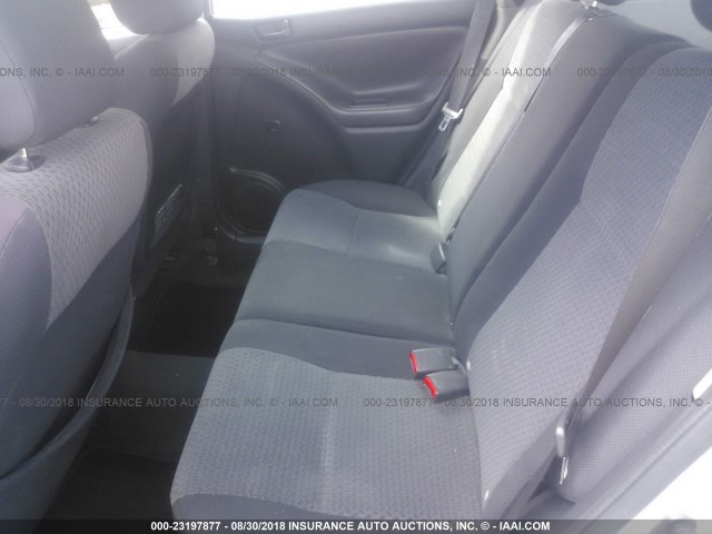 2T1KR32E85C420305 - 2005 TOYOTA COROLLA MATRIX XR GRAY photo 8