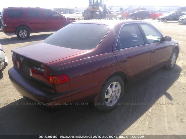 4T1BG22K71U859235 - 2001 TOYOTA CAMRY CE/LE/XLE 栗色 照片 4