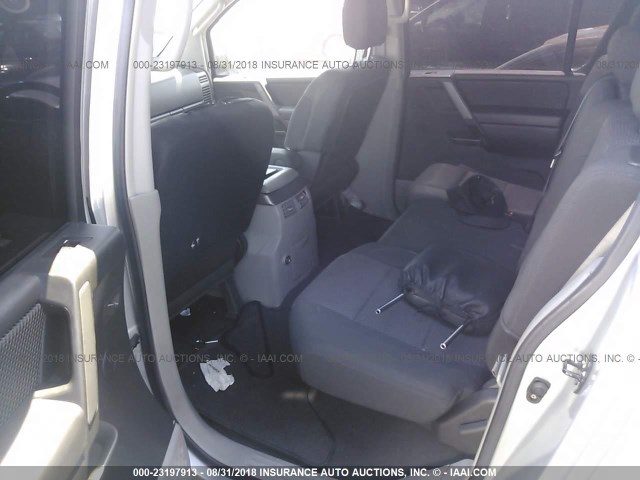 5N1AA08A74N746397 - 2004 NISSAN ARMADA SE/LE SILVER photo 8