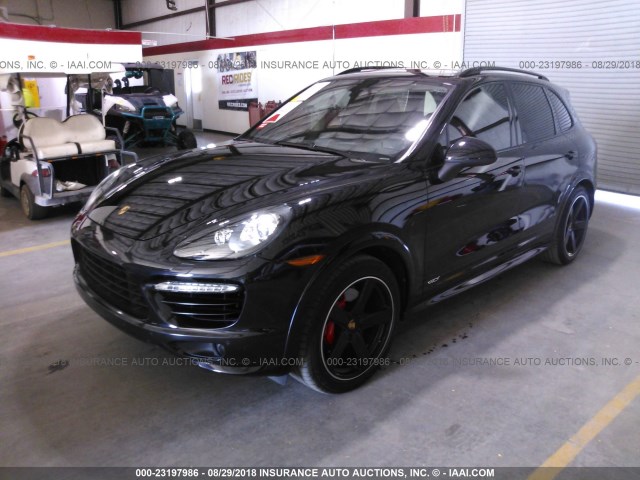 WP1AD2A20ELA76584 - 2014 PORSCHE CAYENNE GTS BLACK photo 2