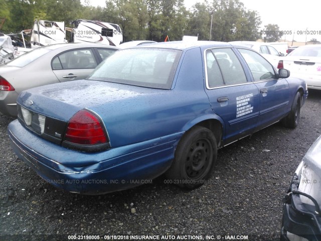 2FABP7BV1AX138029 - 2010 FORD CROWN VICTORIA POLICE INTERCEPTOR BLUE photo 4