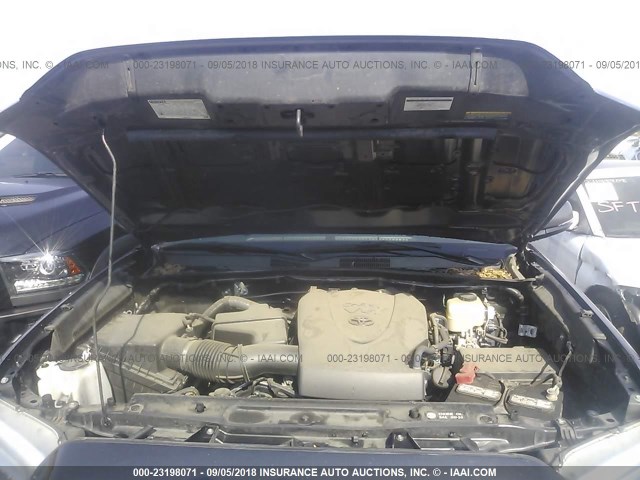 3TMCZ5AN8GM013094 - 2016 TOYOTA TACOMA DBL CAB/SR/SR5/TRD SPT/OR GRAY photo 10