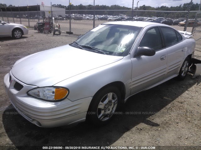 1G2NF52FX2C298274 - 2002 PONTIAC GRAND AM SE1 SILVER photo 2