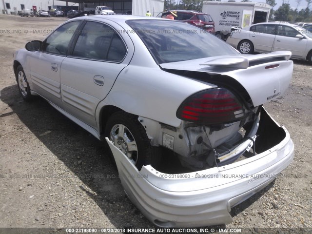 1G2NF52FX2C298274 - 2002 PONTIAC GRAND AM SE1 SILVER photo 3