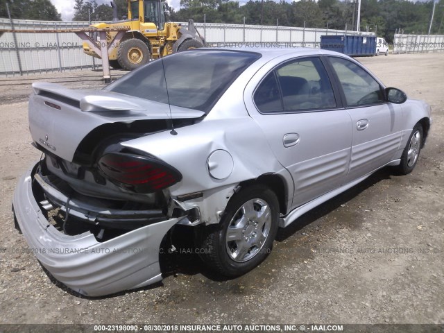 1G2NF52FX2C298274 - 2002 PONTIAC GRAND AM SE1 SILVER photo 4