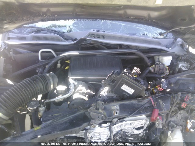 1J8HG48N56C188746 - 2006 JEEP COMMANDER BLACK photo 10