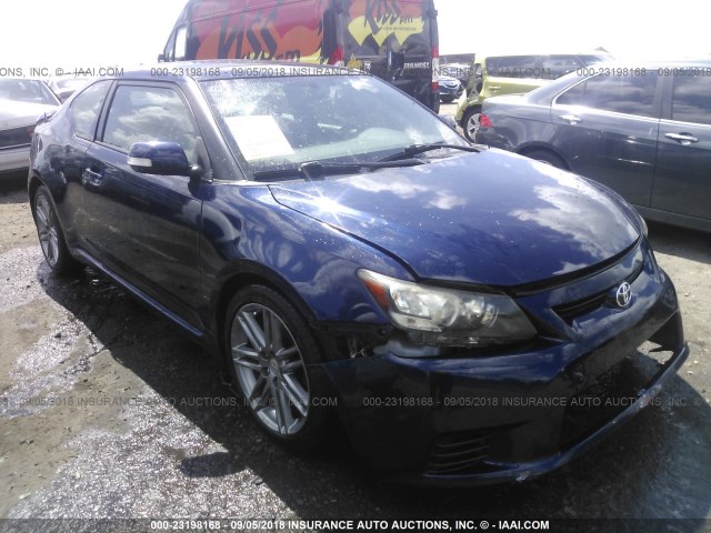 JTKJF5C78B3008365 - 2011 TOYOTA SCION TC 深蓝色 照片 1