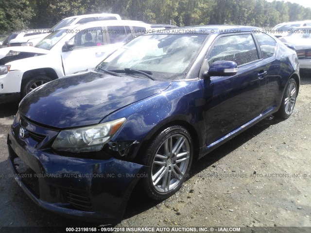 JTKJF5C78B3008365 - 2011 TOYOTA SCION TC 深蓝色 照片 2