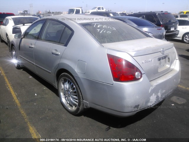 1N4BA41E74C872290 - 2004 NISSAN MAXIMA SE/SL SILVER photo 3