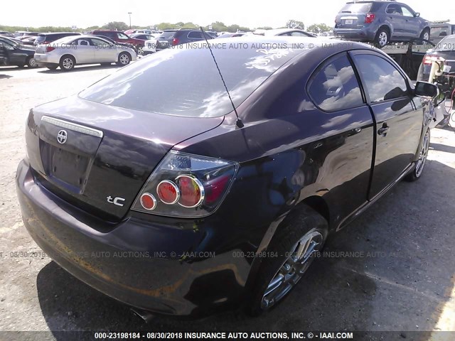 JTKDE3B76A0315751 - 2010 TOYOTA SCION TC 紫色 照片 4
