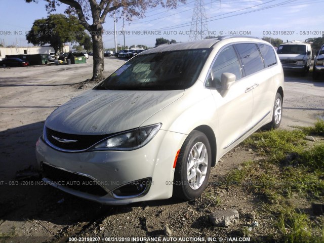 2C4RC1EG7HR594517 - 2017 CHRYSLER PACIFICA TOURING L PLUS WHITE photo 2