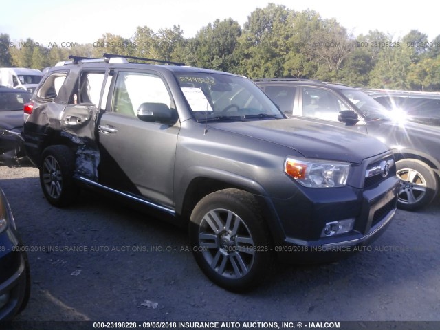 JTEBU5JR4C5080428 - 2012 TOYOTA 4RUNNER SR5/LIMITED/TRAIL GRAY photo 1