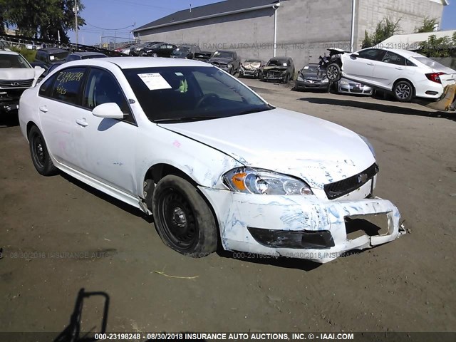 2G1WD5E37C1160604 - 2012 CHEVROLET IMPALA POLICE WHITE photo 1