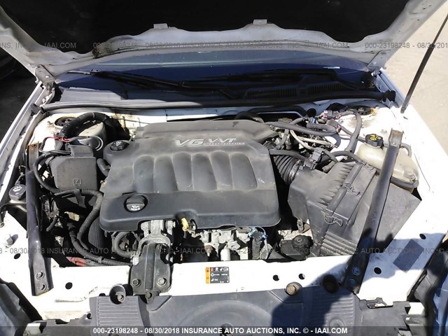 2G1WD5E37C1160604 - 2012 CHEVROLET IMPALA POLICE WHITE photo 10