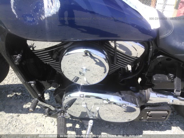 JKBVNKB1X5A005335 - 2005 KAWASAKI 1600 MEANSTREAK BLUE photo 9