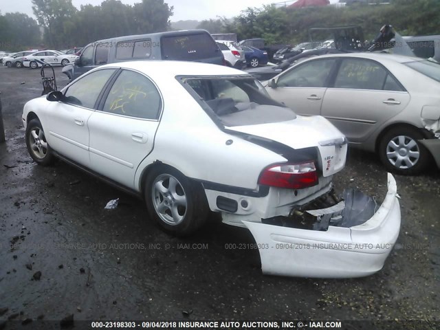 1MEFM50U05A614433 - 2005 MERCURY SABLE GS WHITE photo 3