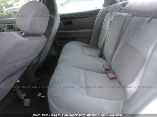 1MEFM50U05A614433 - 2005 MERCURY SABLE GS WHITE photo 8