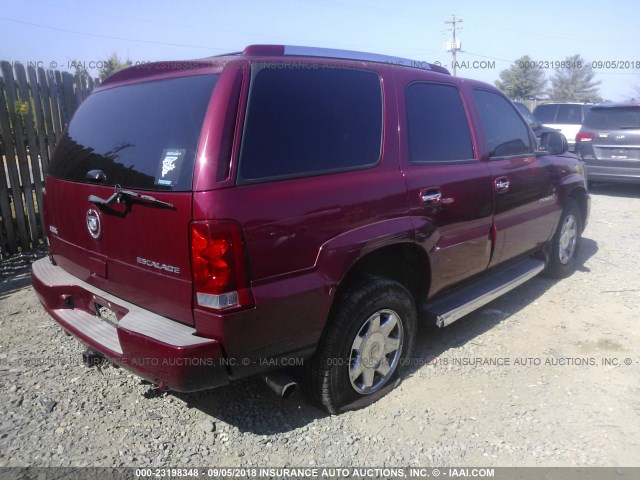 1GYEK63N06R156600 - 2006 CADILLAC ESCALADE LUXURY RED photo 4