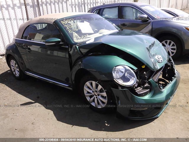 3VW517AT6HM805219 - 2017 VOLKSWAGEN BEETLE S/SE/CLASSIC/PINK/SEL GREEN photo 1