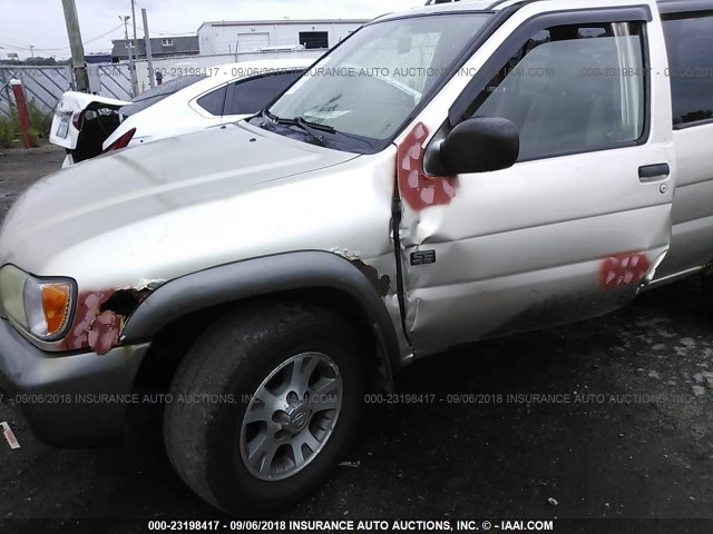 JN8AR07Y9XW383454 - 1999 NISSAN PATHFINDER LE/SE/XE GOLD photo 6