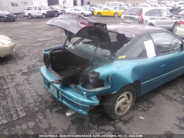 1G8ZG1579RZ311170 - 1994 SATURN SC2 TURQUOISE photo 6