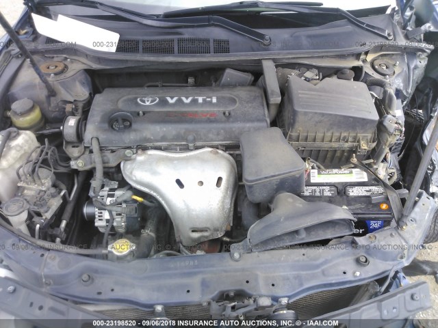 4T1BE46K27U085643 - 2007 TOYOTA CAMRY NEW GENERAT CE/LE/XLE/SE BLUE photo 10