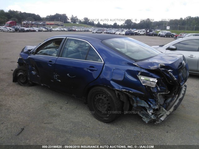 4T1BE46K27U085643 - 2007 TOYOTA CAMRY NEW GENERAT CE/LE/XLE/SE BLUE photo 3