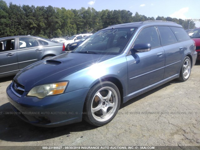 4S3BP676564307215 - 2006 SUBARU LEGACY GT LIMITED BLACK photo 2