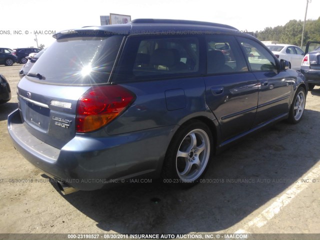 4S3BP676564307215 - 2006 SUBARU LEGACY GT LIMITED BLACK photo 4