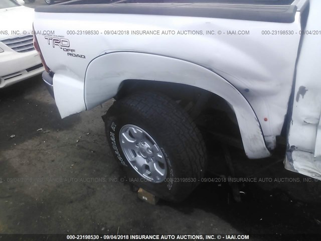 5TELU42N86Z298145 - 2006 TOYOTA TACOMA DOUBLE CAB 白色 照片 6