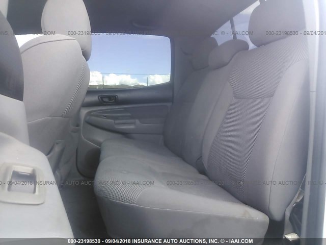 5TELU42N86Z298145 - 2006 TOYOTA TACOMA DOUBLE CAB 白色 照片 8