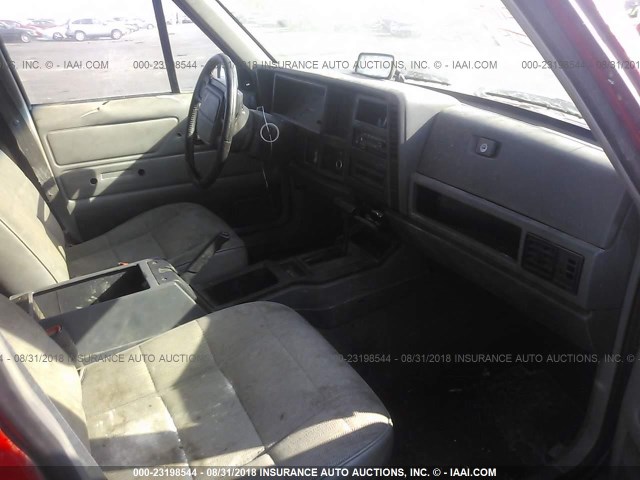 1J4FT68S4TL279993 - 1996 JEEP CHEROKEE SPORT/CLASSIC Czerwony zdjęcie 5