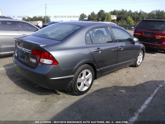 19XFA1F6XBE021425 - 2011 HONDA CIVIC LX-S GRAY photo 4