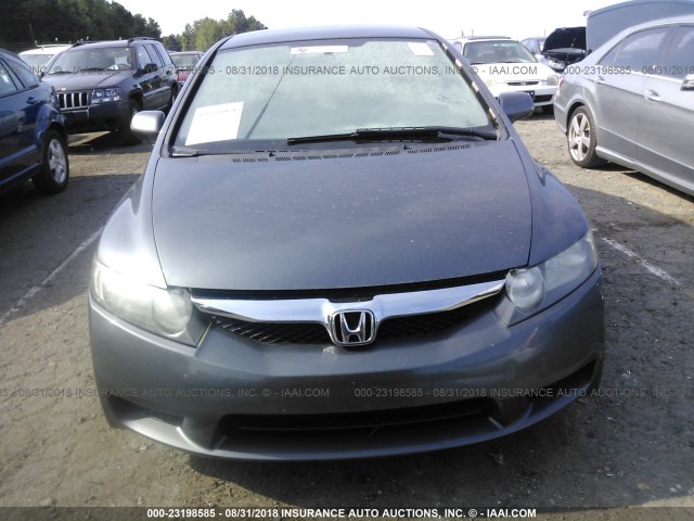 19XFA1F6XBE021425 - 2011 HONDA CIVIC LX-S GRAY photo 6