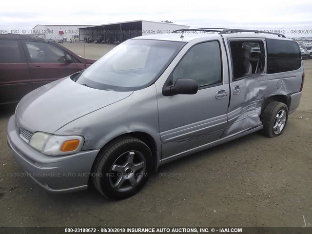 1GHDX03E51D258491 - 2001 OLDSMOBILE SILHOUETTE GRAY photo 2