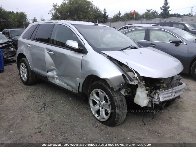 2FMDK4JC0CBA50326 - 2012 FORD EDGE SEL SILVER photo 1