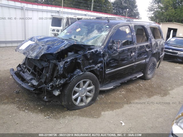 1GKS1EEF0CR167589 - 2012 GMC YUKON DENALI BLACK photo 2