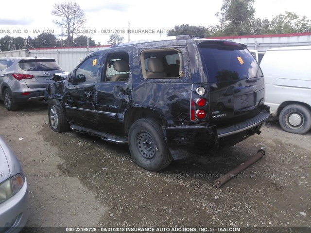 1GKS1EEF0CR167589 - 2012 GMC YUKON DENALI BLACK photo 3