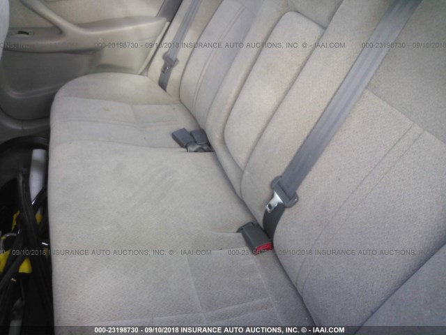 4T1BG22K11U071857 - 2001 TOYOTA CAMRY CE/LE/XLE 银色 照片 8