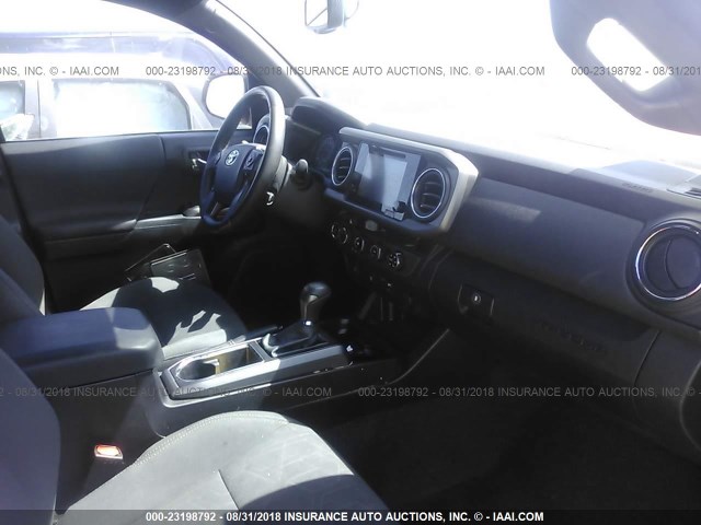 3TMCZ5AN0GM026759 - 2016 TOYOTA TACOMA DBL CAB/SR/SR5/TRD SPT/OR ORANGE photo 5