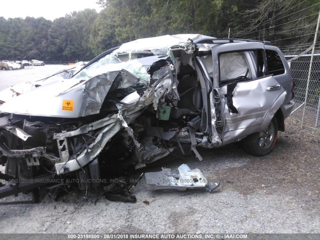 1D8HB58P47F551486 - 2007 DODGE DURANGO LIMITED SILVER photo 2