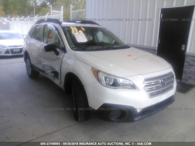 4S4BSAAC6H3354838 - 2017 SUBARU OUTBACK 2.5I WHITE photo 1